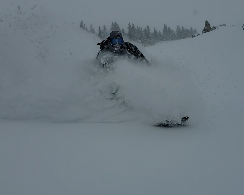 Face Shots skiing in the Gore Range